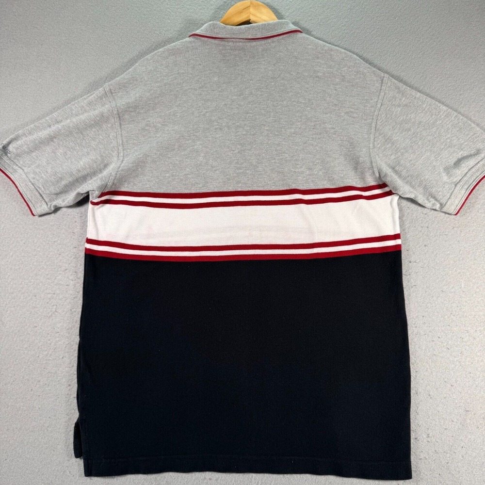 Vintage Levis‎ Polo Shirt Mens Large Multicolor Stripes Classic Golf Classic 90s - Picture 2 of 12